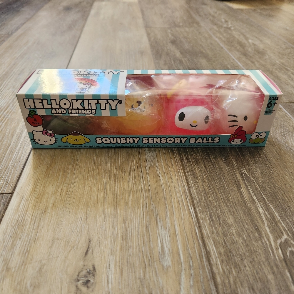 NIB Hello Kitty & Friends Squishy Sensory Balls